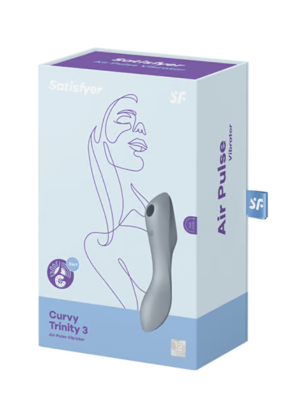 Satisfyer Curvy Trinity 3 Air Pulse 3 in 1 Vibrator