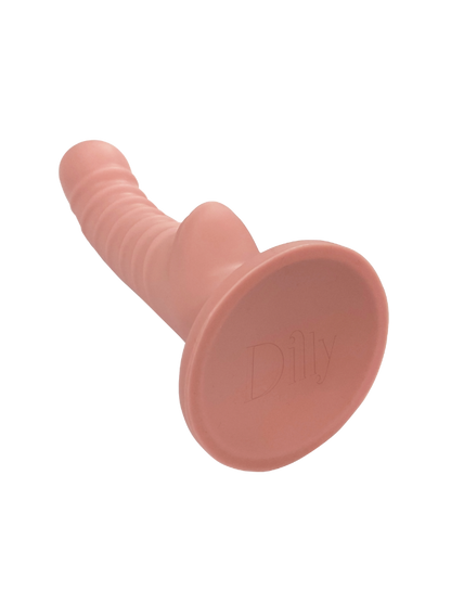 Dilly Hue G-spot Textured Dildo With Suction Cup 17 cm