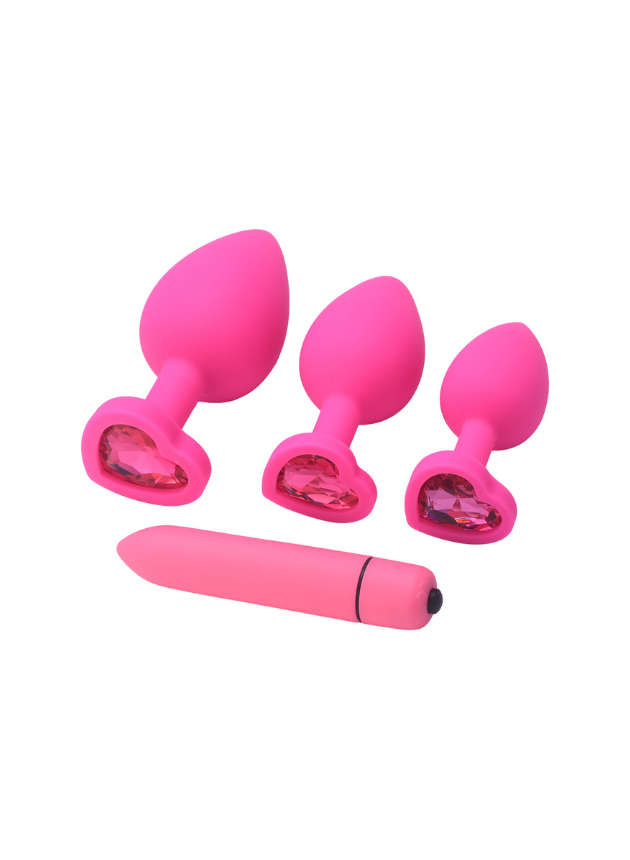 NOTI We Love Heart Butt Plug Set