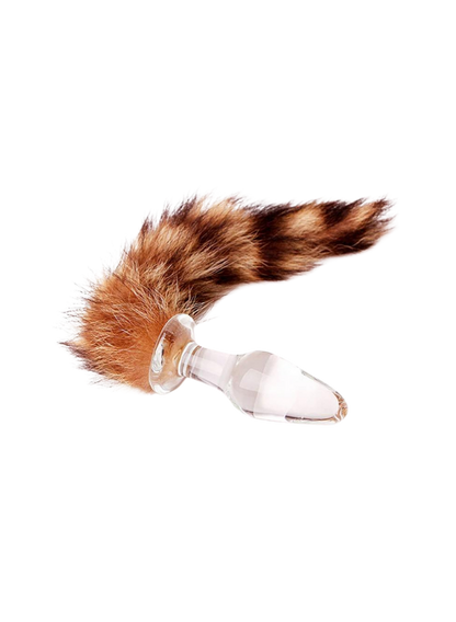 NOTI Fox Tail Glass Butt Plug