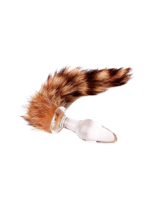 NOTI Fox Tail Glass Butt Plug