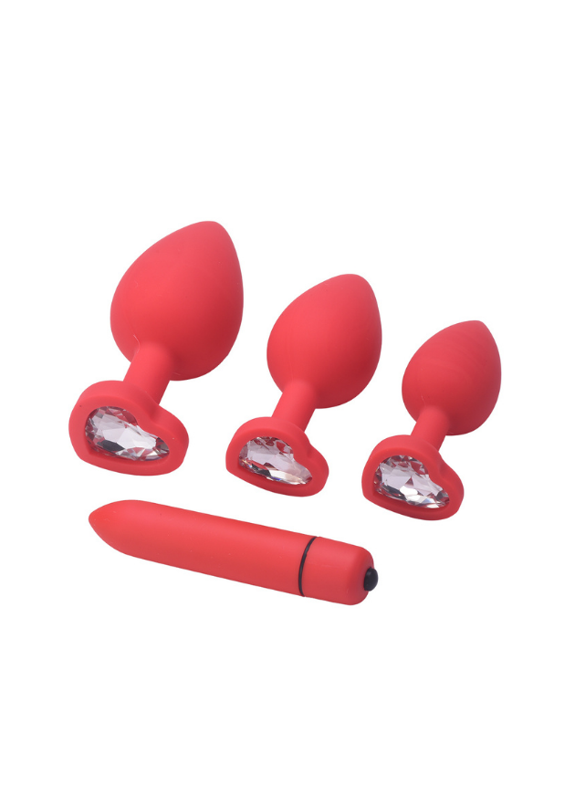 NOTI We Love Heart Butt Plug Set