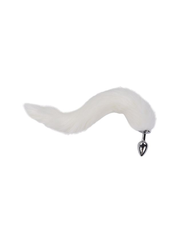 NOTI Fox Tail Stainless Steel Butt Plug