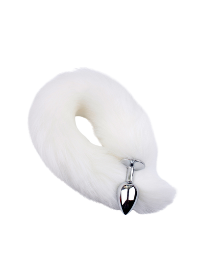 NOTI Fox Tail Stainless Steel Butt Plug