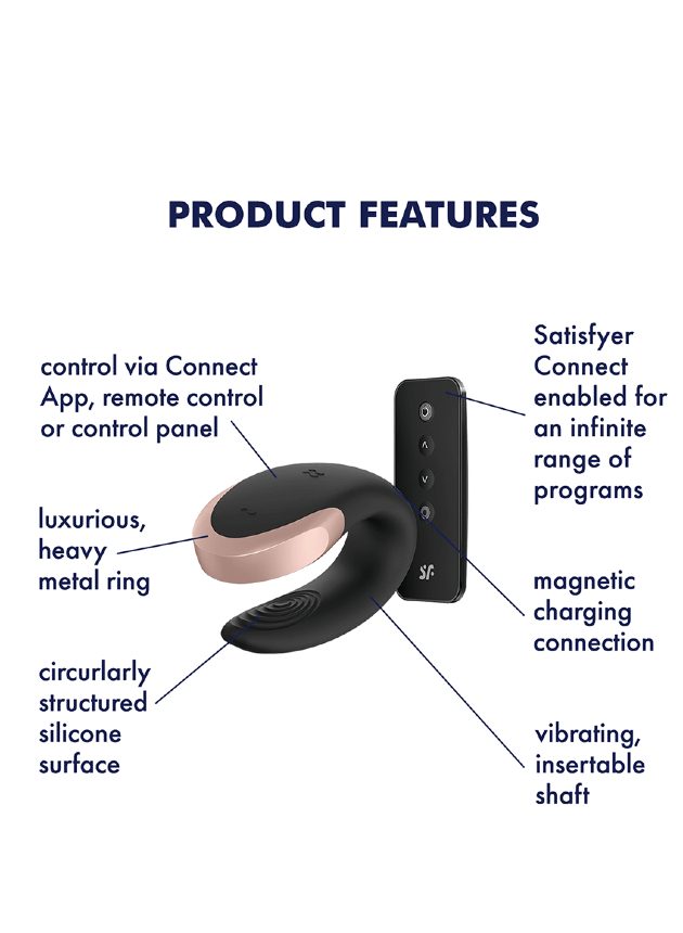 Satisfyer Double Love App-Controlled Couple Vibrator