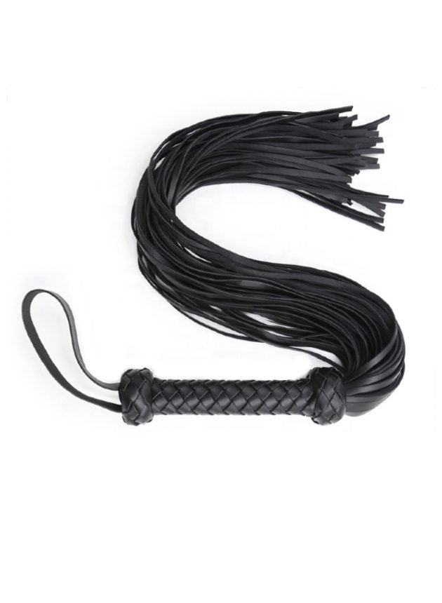 Obei The Pursuer Leather Flogger (black-n-1)