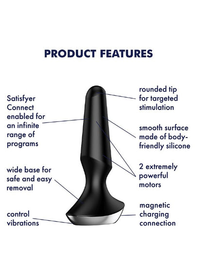 Satisfyer Plug Ilicious 2 Vibrating (black-n-5)