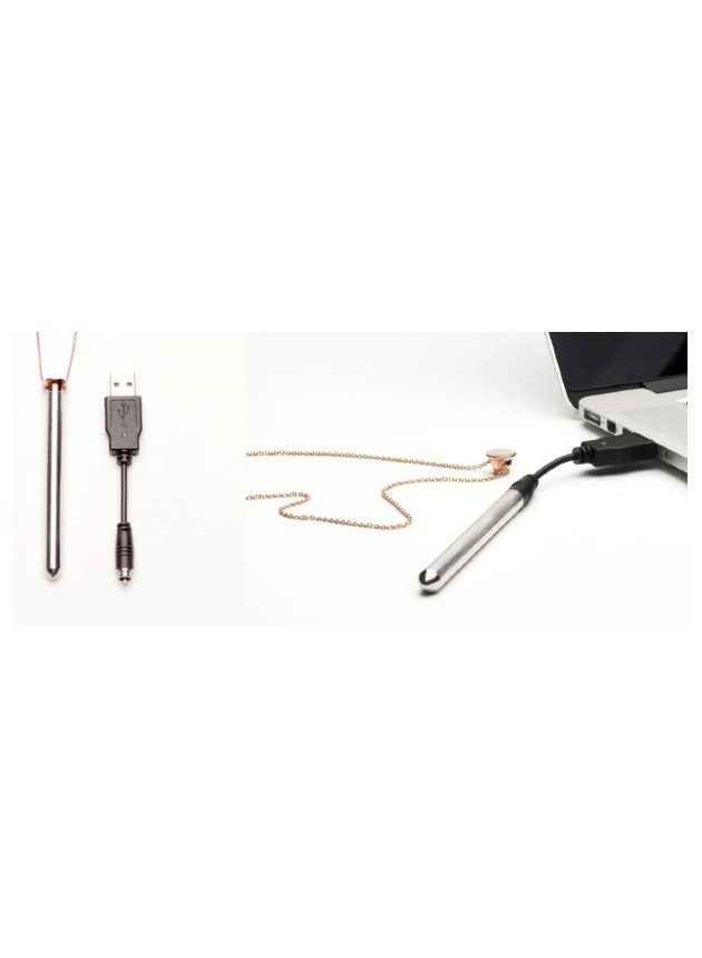 Crave Vesper Vibrator Necklace Rose Gold (gold-n-5)