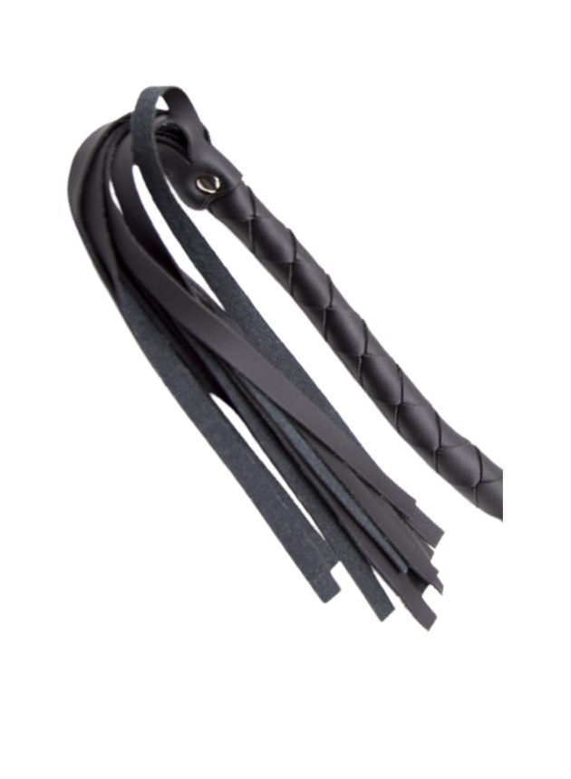 Obei The Dictator Leather Whip (black-n-3)