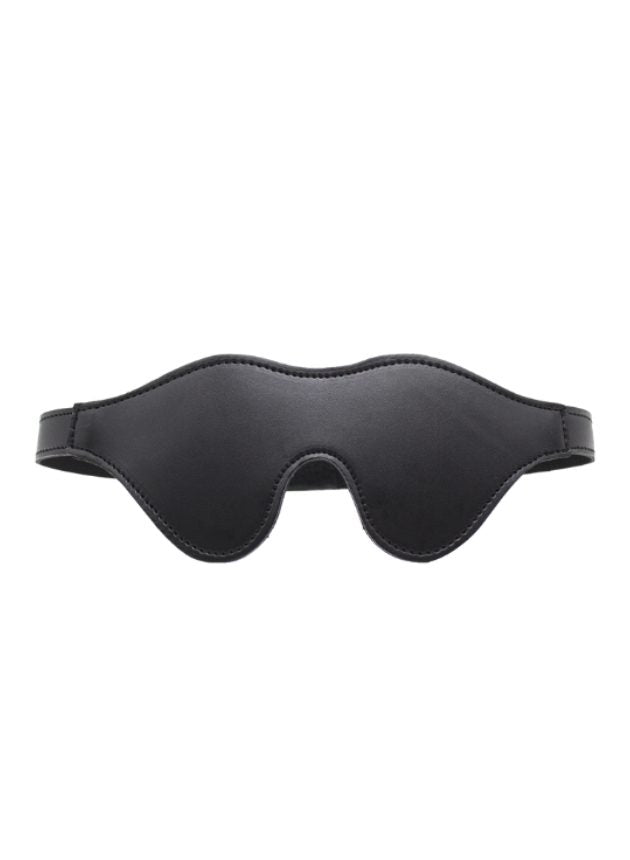 Obei Passion Leather Blindfold Black (black-n-1)