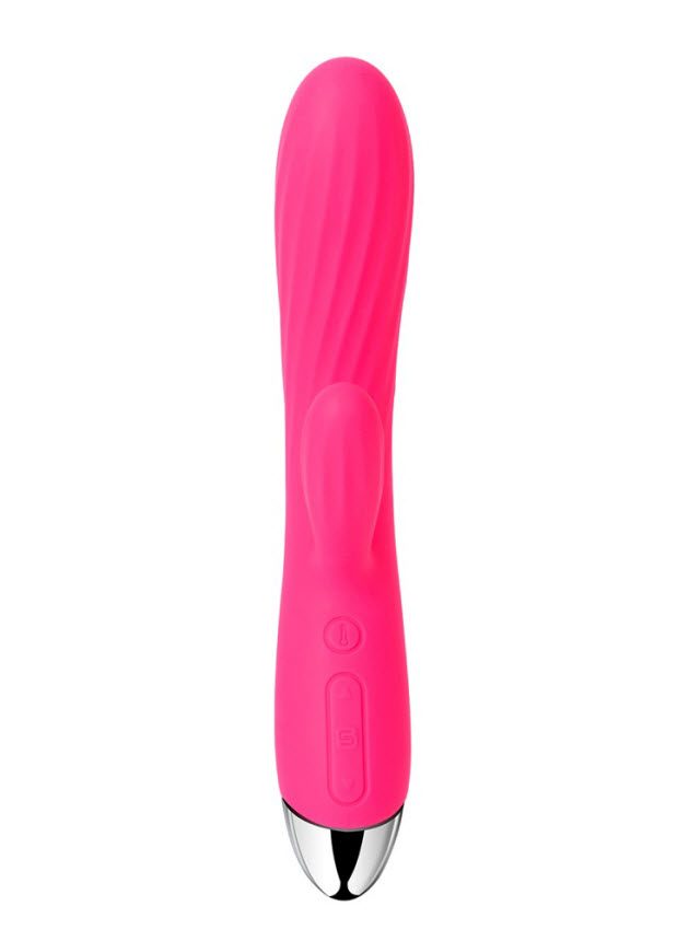 Svakom Angel Flexible Plum Red Warming Rabbit Vibrator (red-n-4)