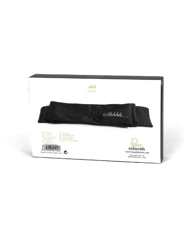 Bijoux Indiscrets Shhh Blindfold Black (black-n-3)