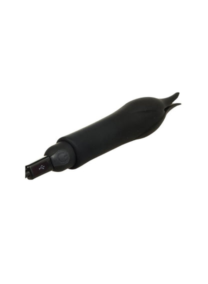 Basiks Teasing Rechargeable 10 Speed Bullet Vibrator (black-n-3)