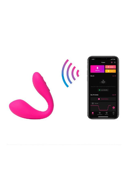 Lovense Dolce App Controlled Dual Vibrator (pink-n-3)