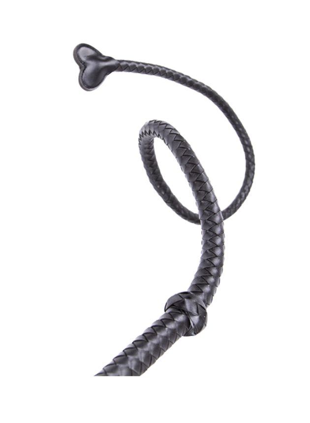 Obei The Intimidator Leather Whip (black-n-4)