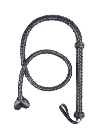 Obei The Intimidator Leather Whip (black-n-2)