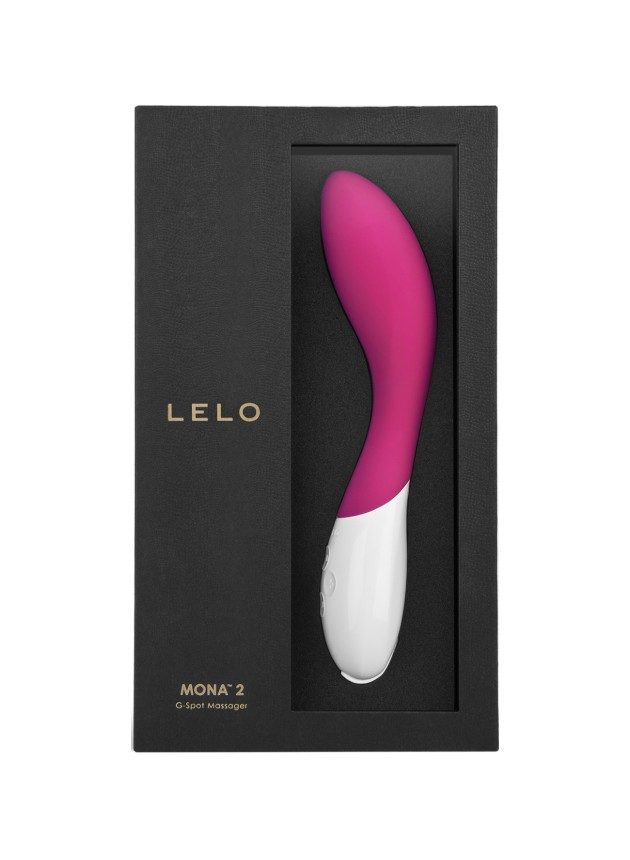 Lelo Mona 2 Cerise Rechargeable G Spot Vibrator (cerise-n-4)