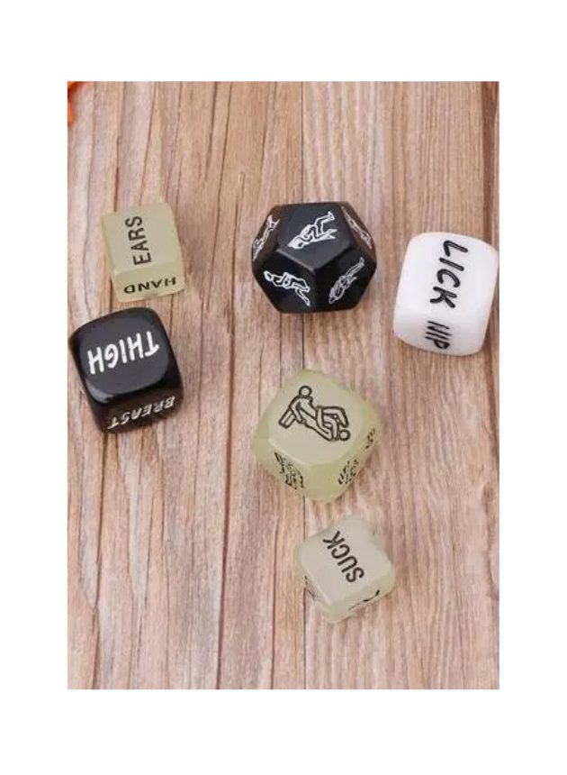 Noti Kinky Play Dice Set Clear (clear-set-2)