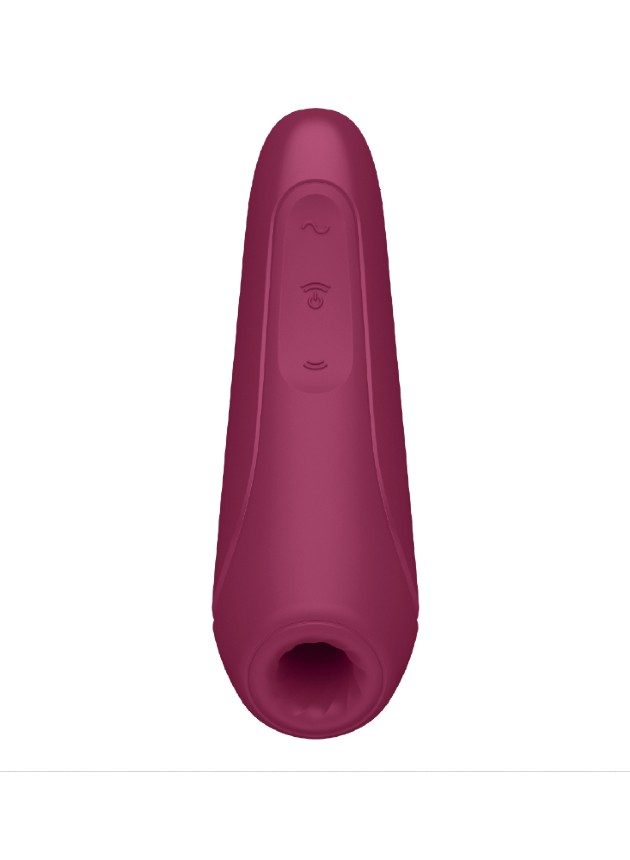 Satisfyer Curvy 1 Red App Controlled Clitoral Stimulator (red-n-4)