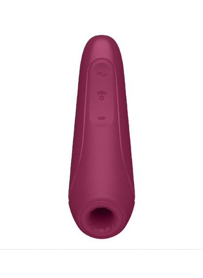 Satisfyer Curvy 1 Red App Controlled Clitoral Stimulator (red-n-4)