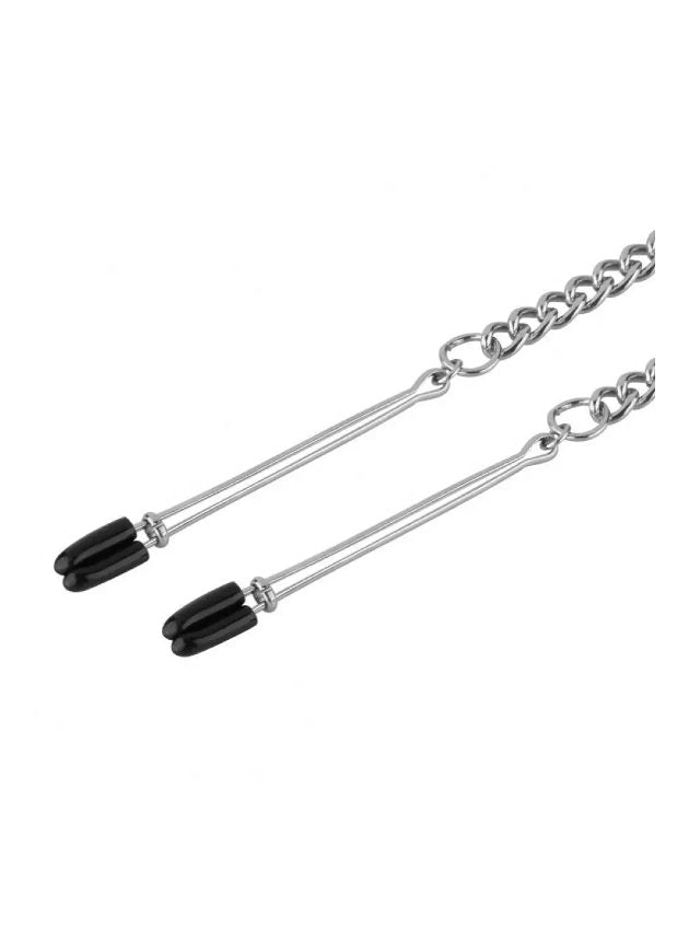 Obei Seduce Me Adjustable Nipple Clamps With Chain (black-n-4)