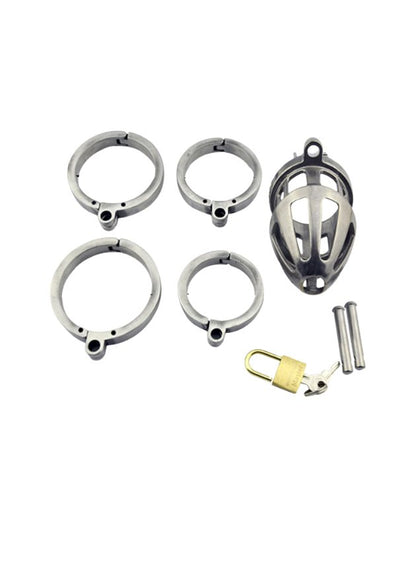 Obei Boner Metal Chastity Cage Kit