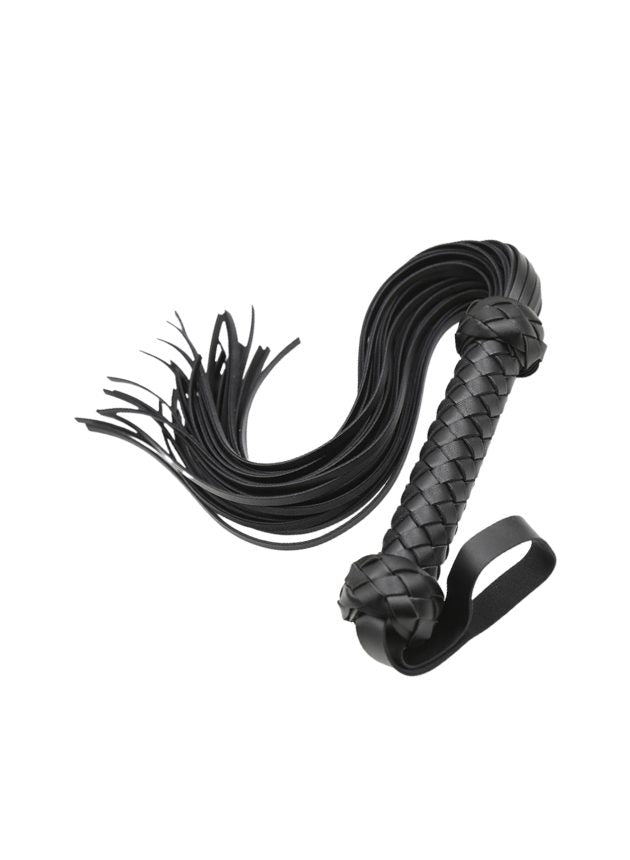 Obei The Pursuer Leather Flogger (black-n-3)