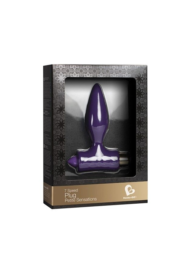 Rocks Off Petite Sensations Plug 7 Speed Butt Plug Purple (purple-n-5)