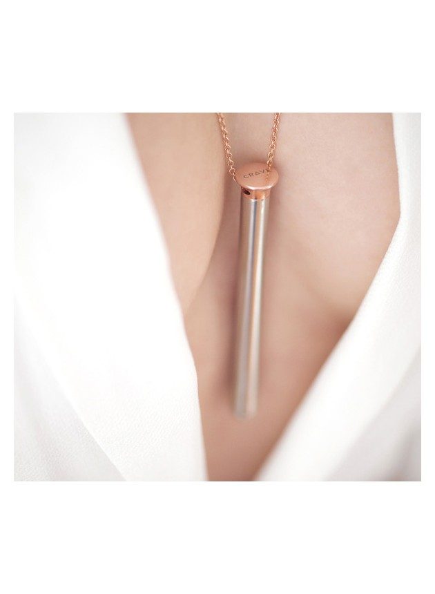 Crave Vesper Vibrator Necklace Rose Gold (gold-n-3)