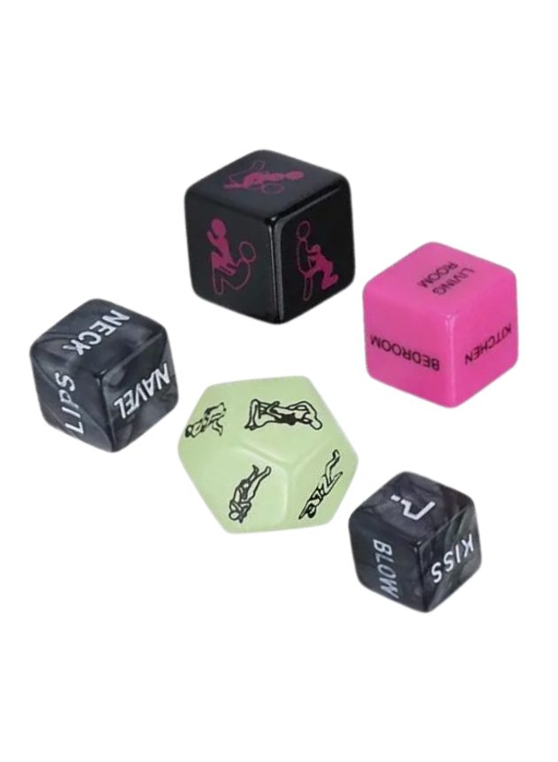 Noti Foreplay Dice Set Clear (clear-set-1)