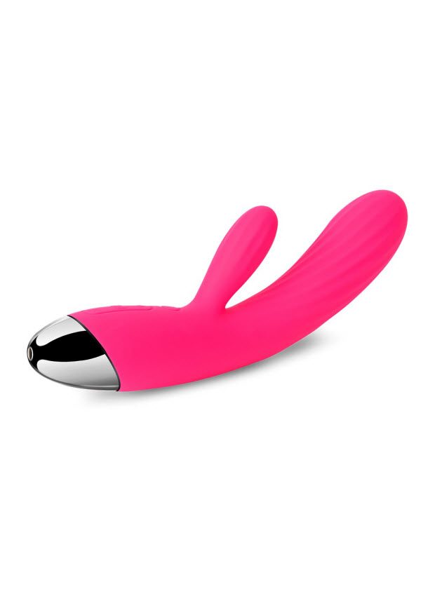 Svakom Angel Flexible Plum Red Warming Rabbit Vibrator (red-n-2)