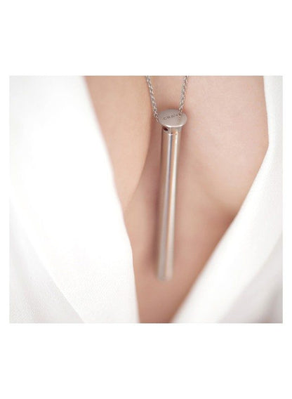 Crave Vesper Necklace Vibrator Silver (silver-n-3)