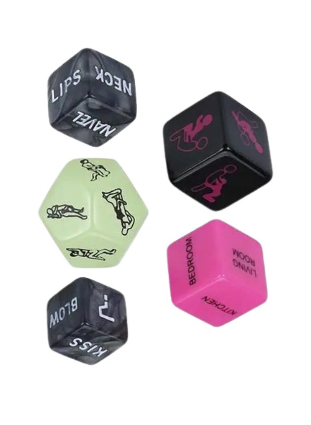 Noti Foreplay Dice Set Clear (clear-set-2)