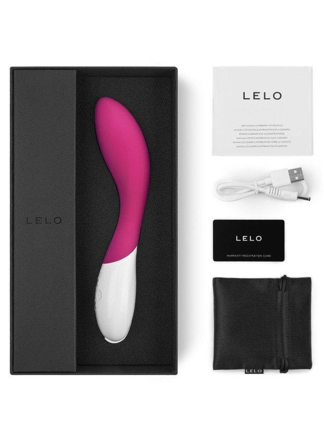 Lelo Mona 2 Cerise Rechargeable G Spot Vibrator (cerise-n-3)