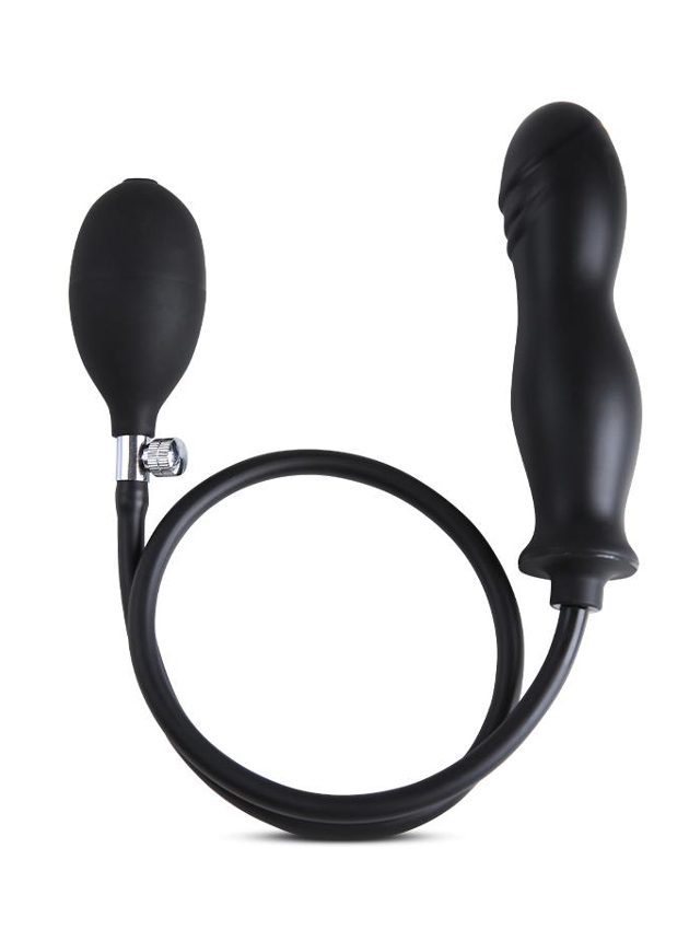 Basiks Noir Inflatable Butt Plug 15 3 Cm (black-15.3 cm-1)