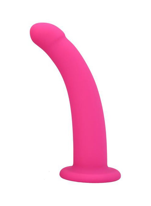 Dilly Slender Smooth Silicone Dildo 12 5 Cm (pink-12.5 cm-1)