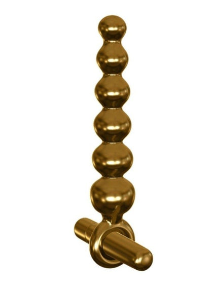 Icicles Gold Editon G06 Vibrating Glass Dildo (gold-n-2)