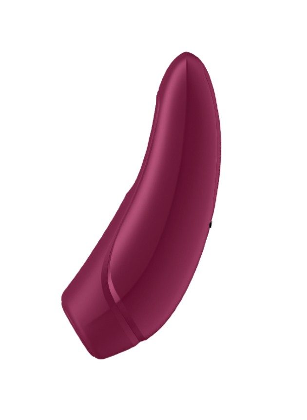 Satisfyer Curvy 1 Red App Controlled Clitoral Stimulator (red-n-3)