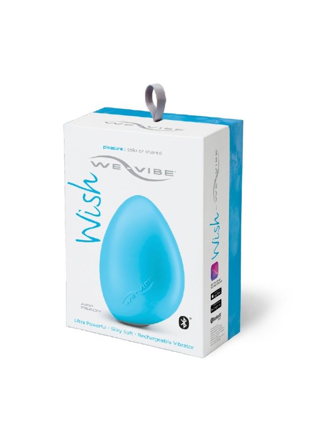 We Vibe Wish Blue Lay On Powerpulse Vibrator With App 6715 (blue-n-4)