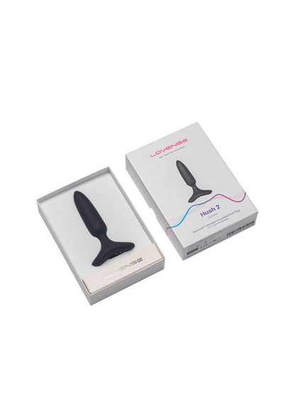 Lovense Hush 2 Bluetooth Remote Controlled Wearable Butt Plug (black-1 in-3)