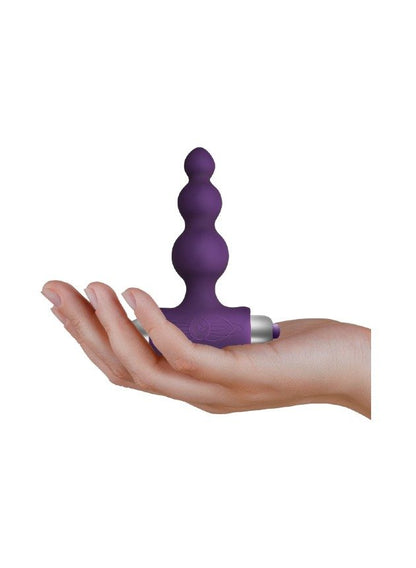 Rocks Off Petite Sensations Bubbles Purple 7 Speed Butt Plug (purple-n-3)