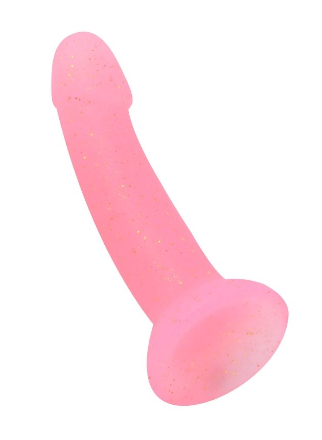 Dilly Hue Sparkling Bendable Dildo Pink 19 Cm (pink-19 cm-3)