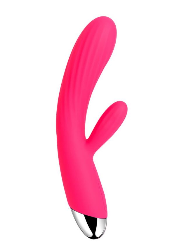 Svakom Angel Flexible Plum Red Warming Rabbit Vibrator (red-n-3)