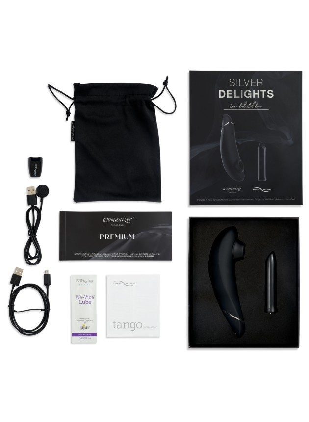 Womanizer Silver Delights Collection Black (black-n-5)