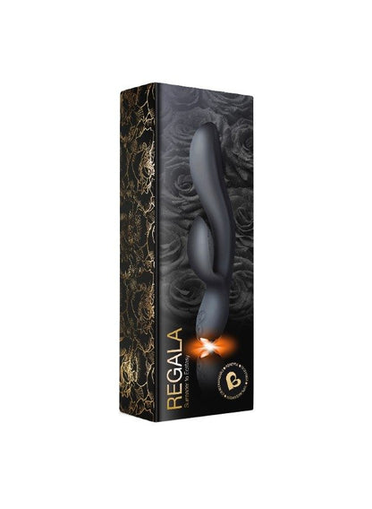 Rocks Off Regala Black 10 Speed A Spot Rabbit Vibrator (black-n-5)