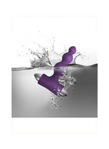 Rocks Off Petite Sensations Bubbles Purple 7 Speed Butt Plug (purple-n-4)