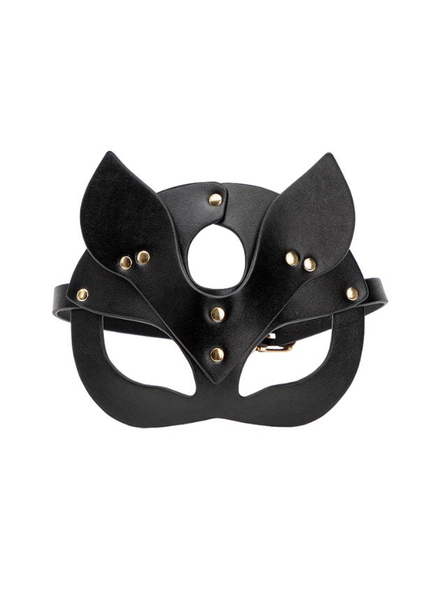 Obei Teaser Leather Mask Black (black-n-1)