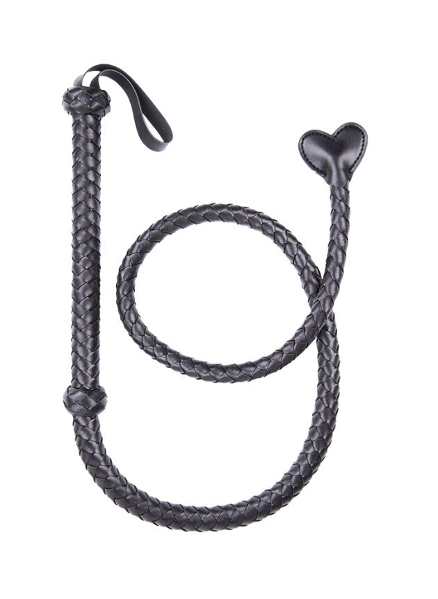 Obei The Intimidator Leather Whip (black-n-1)