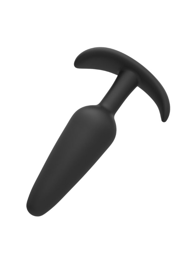 Noti Noir Beginner Butt Plug With Curved Base 8 3 Cm (black-8.3 cm-3)