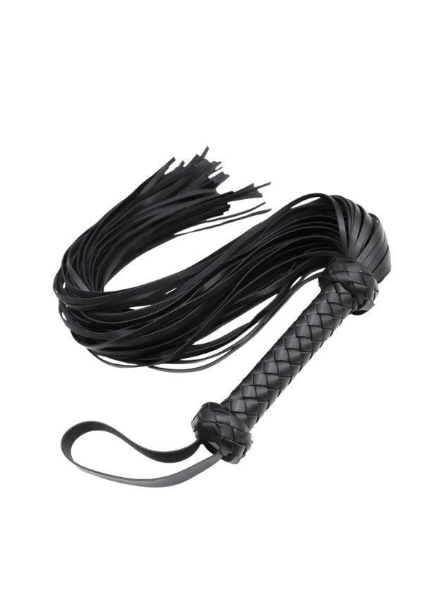 Obei The Pursuader Deluxe Leather Flogger 48 Cm (black-8 cm-1)